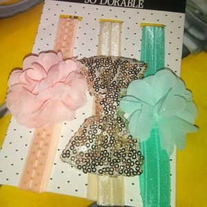 Beautiful headbands for baby!! New!!